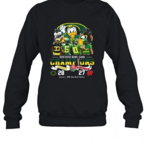 2020 Rose Bowl Game Champions Oregon Vs Wisconsin T-Shirt