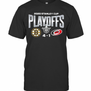 2020 Stanley Cup Playoffs Boston Bruins 4 1 Carolina Hurricanes T-Shirt