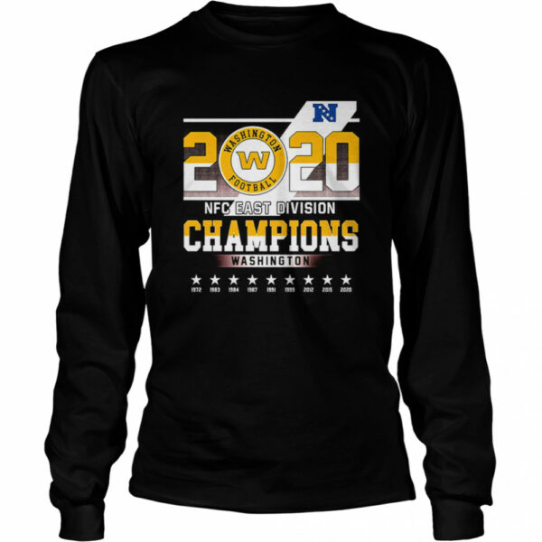 2020 Washington Football Nfc East Division Champions Washington shirt