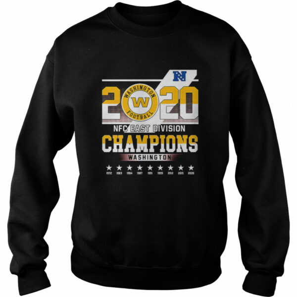 2020 Washington Football Nfc East Division Champions Washington shirt