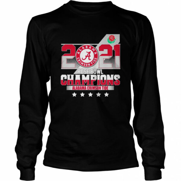 2021 Alabama Crimson Tide Rose Bowl Champions shirt