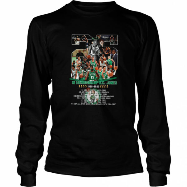 25 In Memories Of K C Jones 1932 2020 Nba Champion All Star Game Head shirt