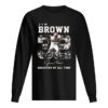 32 jim brown greatest of all time signature shirt