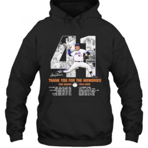 41 Tom Seaver 1944 2020 Thank You For The Memories Signature T-Shirt 2 41 Tom Seaver 1944 2020 Thank You For The Memories Signature T Shirt 3