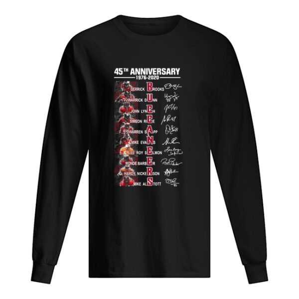 45Th Anniversary 1976 – 2020 Buccaneers Signatures shirt