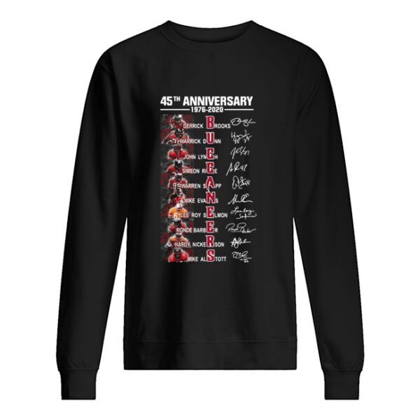 45Th Anniversary 1976 – 2020 Buccaneers Signatures shirt