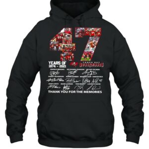 47 Year Of 1974-2021 Thank You For The Memories Signature shirt 2 47 Year Of 1974 2021 Thank You For The Memories Signature shirt 3