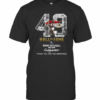 49 Hall Of Fame Bobby Mitchell 1935 2020 Thank You For The Memories Signature T-Shirt