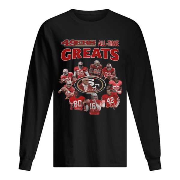 49ers all-time greats San Francisco 49ers Players Signatures shirt