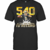540 Drew Brees Touchdowns Nfl All Time Passing Record Football T-Shirt