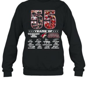 55 Years Of The Greatest NHL Teams Arizona Coyotes Signatures Shirt