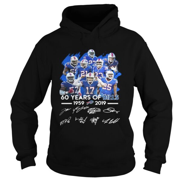 60 years of Bills 19592019 signature shirt