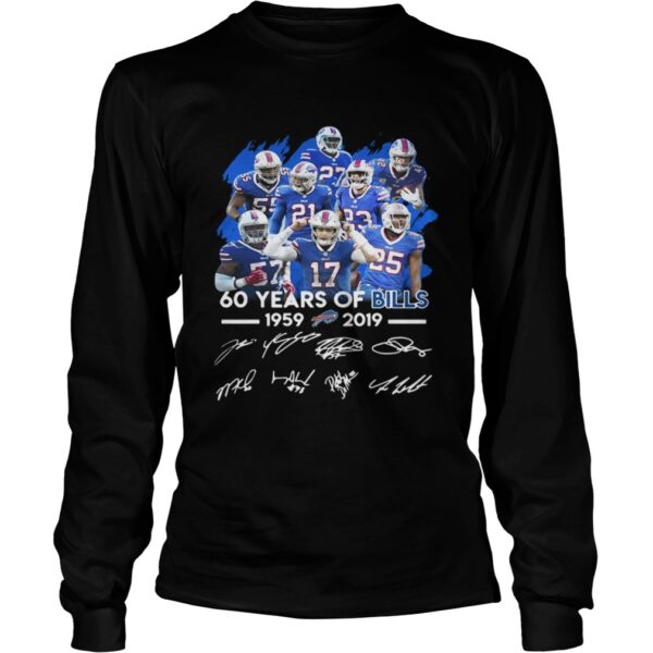 60 years of Bills 19592019 signature shirt