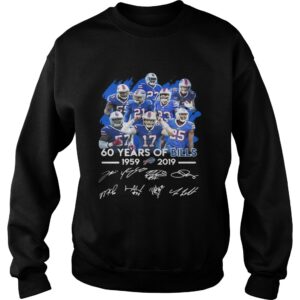60 years of Bills 19592019 signature shirt 3