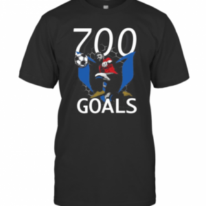 700 Goals Messi Silhouette T-Shirt