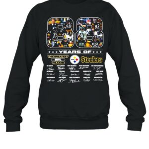 88 Years Of The Greatest Nfl Teams Pittsburgh Steelers Signatures shirt