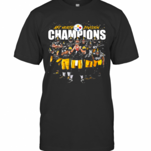 AFC North Division Champions Pittsburgh Steelers Signatures T-Shirt