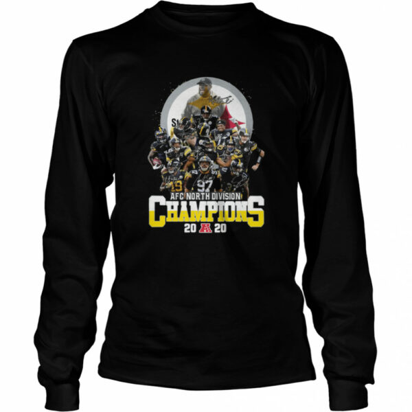 AFC North Division Champions Pittsburgh Steelers Signatures shirt