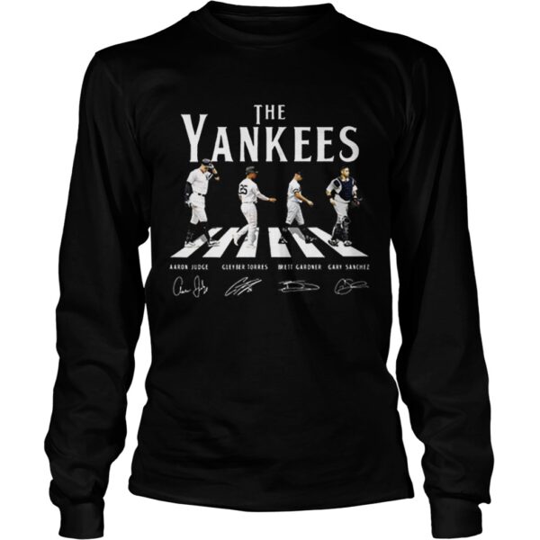 Abbey Road The Yankees signature shirt