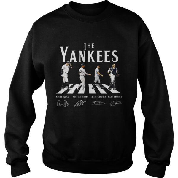 Abbey Road The Yankees signature shirt