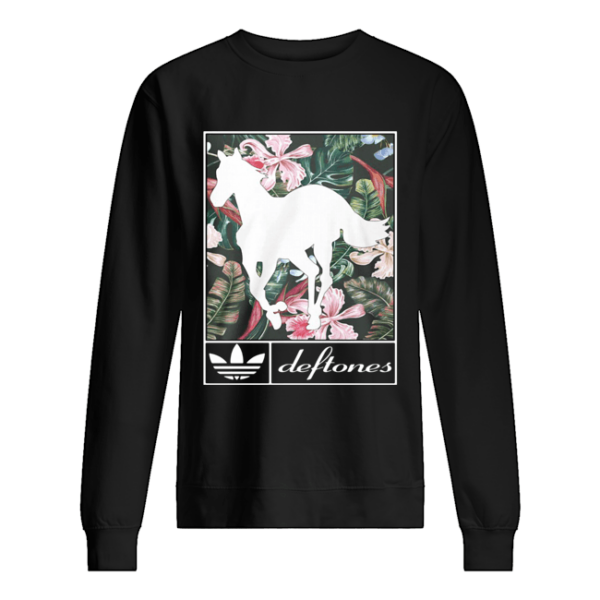 Adidas Deftones Horse Flowers Shirt