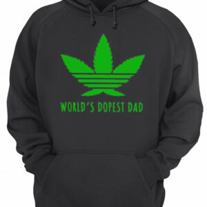 Adidas Weed Cannabis World's Best Dad shirt 3