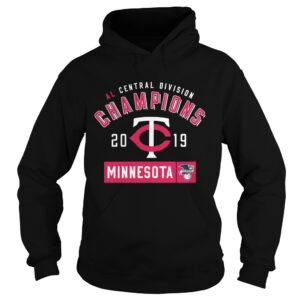 Al central division champions 2019 Minnesota Twins shirt Al central division champions 2019 Minnesota Twins shirt