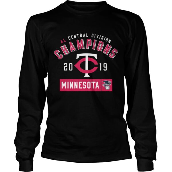 Al central division champions 2019 Minnesota Twins shirt