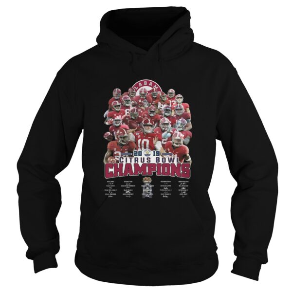 Alabama Crimson Tide 2019 Citrus Bowl Champions Signatures shirt