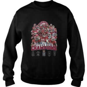 Alabama Crimson Tide 2019 Citrus Bowl Champions Signatures shirt 3