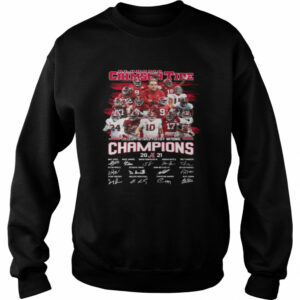 Alabama Crimson Tide College Football Playoff National Champions 2021 Signatures shirt