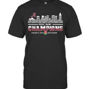 Alabama Crimson Tide Rose Champions January T-Shirt