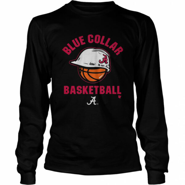 Alabama Crimson Tide blue collar basketball shirt