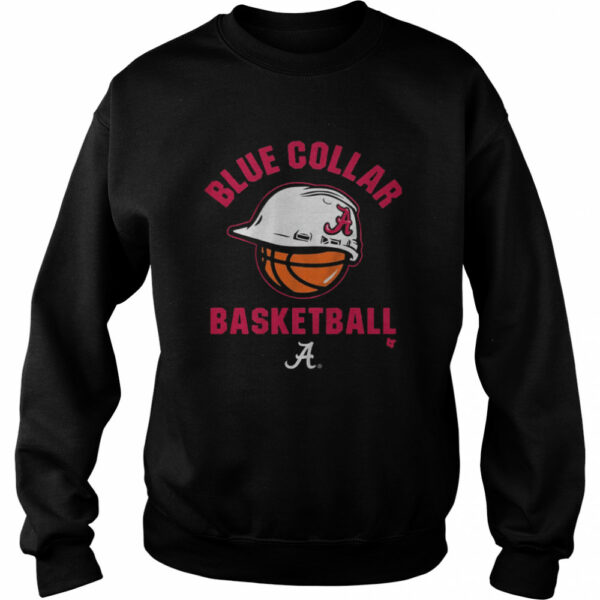 Alabama Crimson Tide blue collar basketball shirt