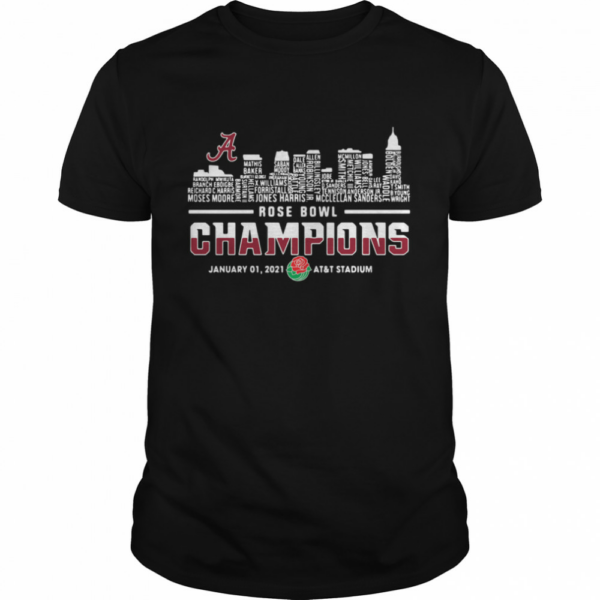 Alabama Crimson Tide rose Champions january shirt