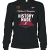Alabama roll tide script a history made national champions locker room shirt