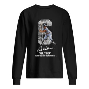 Albert William Kaline 6 Mr Tiger Thank You For The Memories shirt