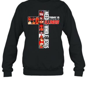 All I need today is a little bit of Illinois Fighting Illini and a whole lot of jesus shirt