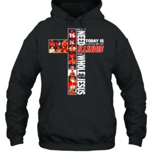 All I need today is a little bit of Illinois Fighting Illini and a whole lot of jesus shirt 3