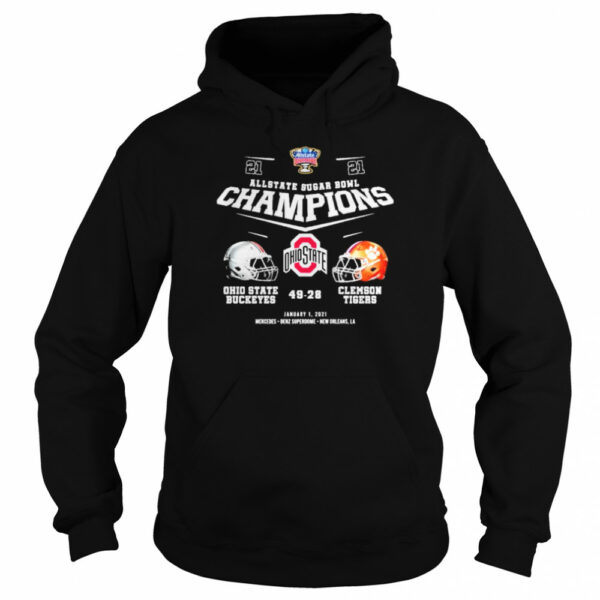 Allstate sugar bowl champions ohio state buckeyes 49 28 clemson tigers shirt