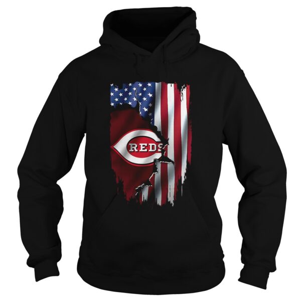 American Flag Cincinnati Reds shirt