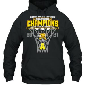 American athletic conference regular season Champions Wichita State men's basketball 2021 shirt 3