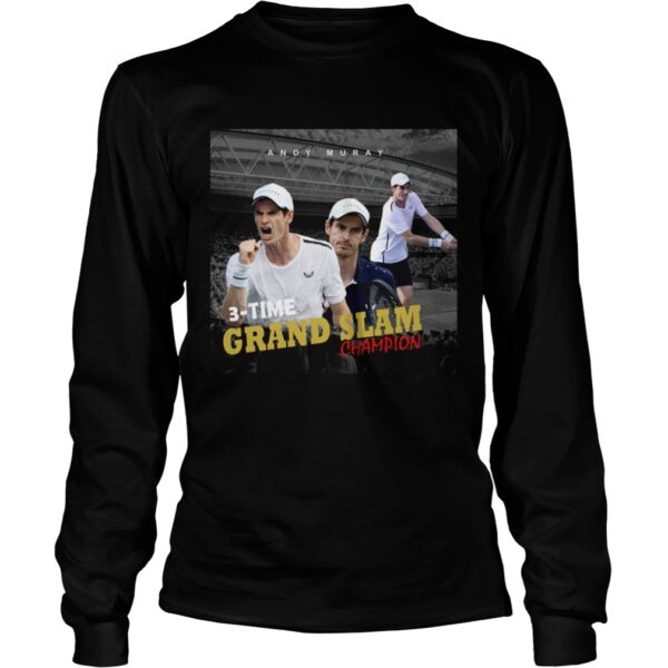 Andy Murray 3 time Grand Slam champion shirt