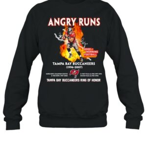 Angry Runs Good Morning Football Tampa Bay Buccaneers 1996 2007 Tampa Bay Buccaneers Ring Of Honor Shirt