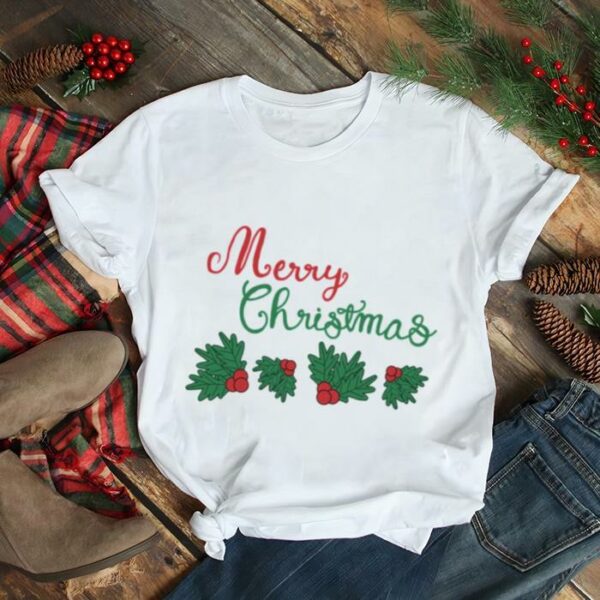 Animated Mistletoe Merry Christmas shirt