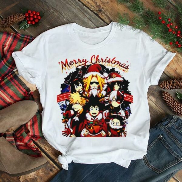 Anime Christmas My Hero Academia shirt