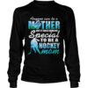 Anyone can be a mother but it takes someone to be a hockey mom shirt