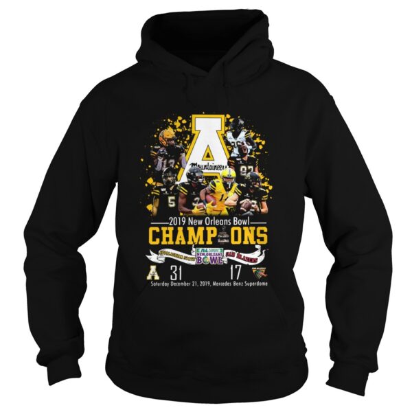 Appalachian State Mountaineers 2019 New Orleans Bowl Champions shirt