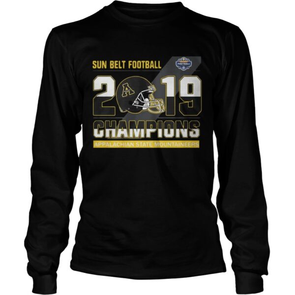 Appalachian State Mountaineers sun belt football champions shirt