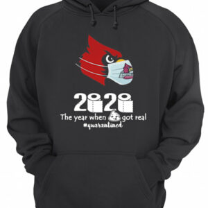 Arizona Cardinals Mask 2020 The Year When Shit Got Real Quarantined shirt 2 Arizona Cardinals Mask 2020 The Year When Shit Got Real Quarantined shirt 3